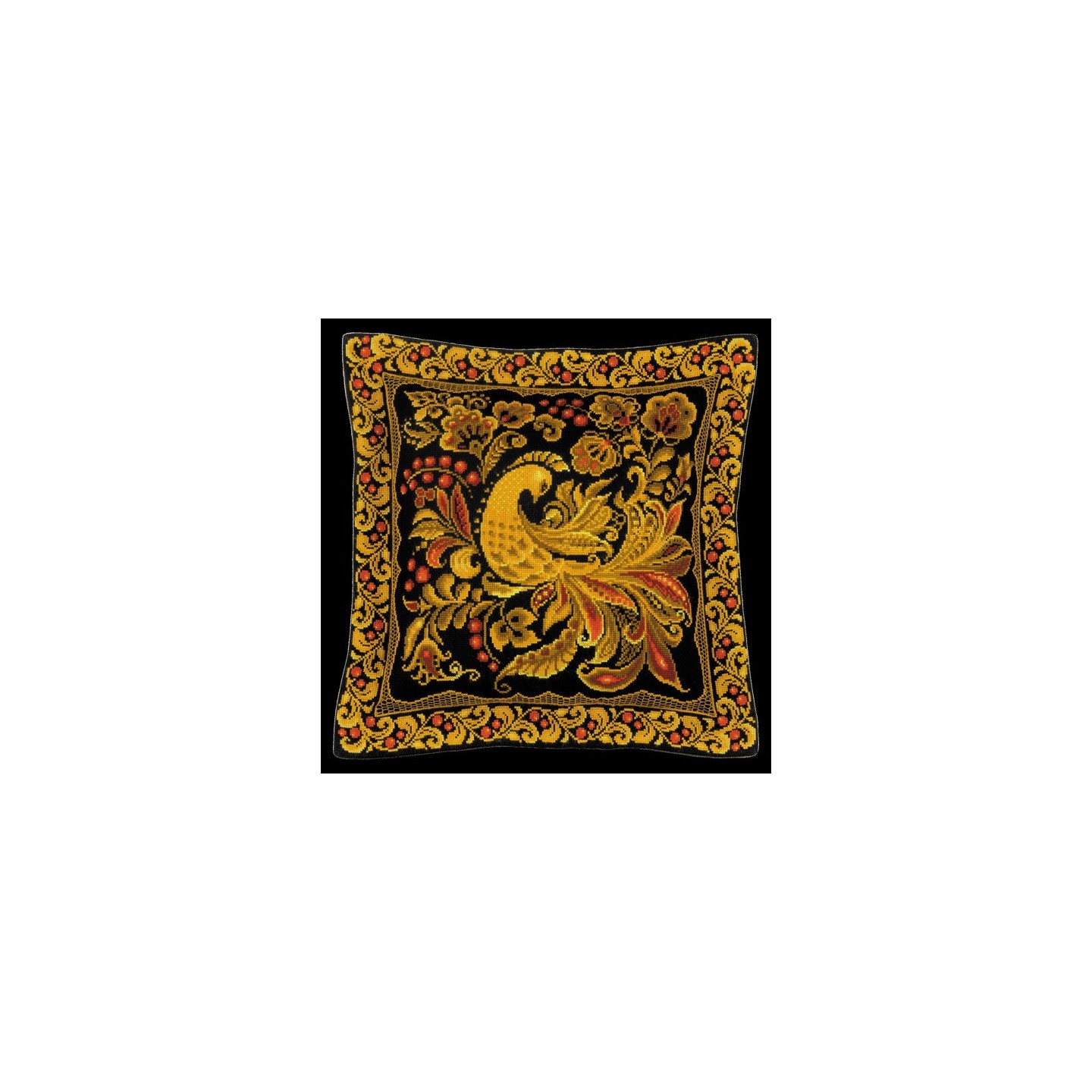 Embroidery kit Cushionl Khokhloma