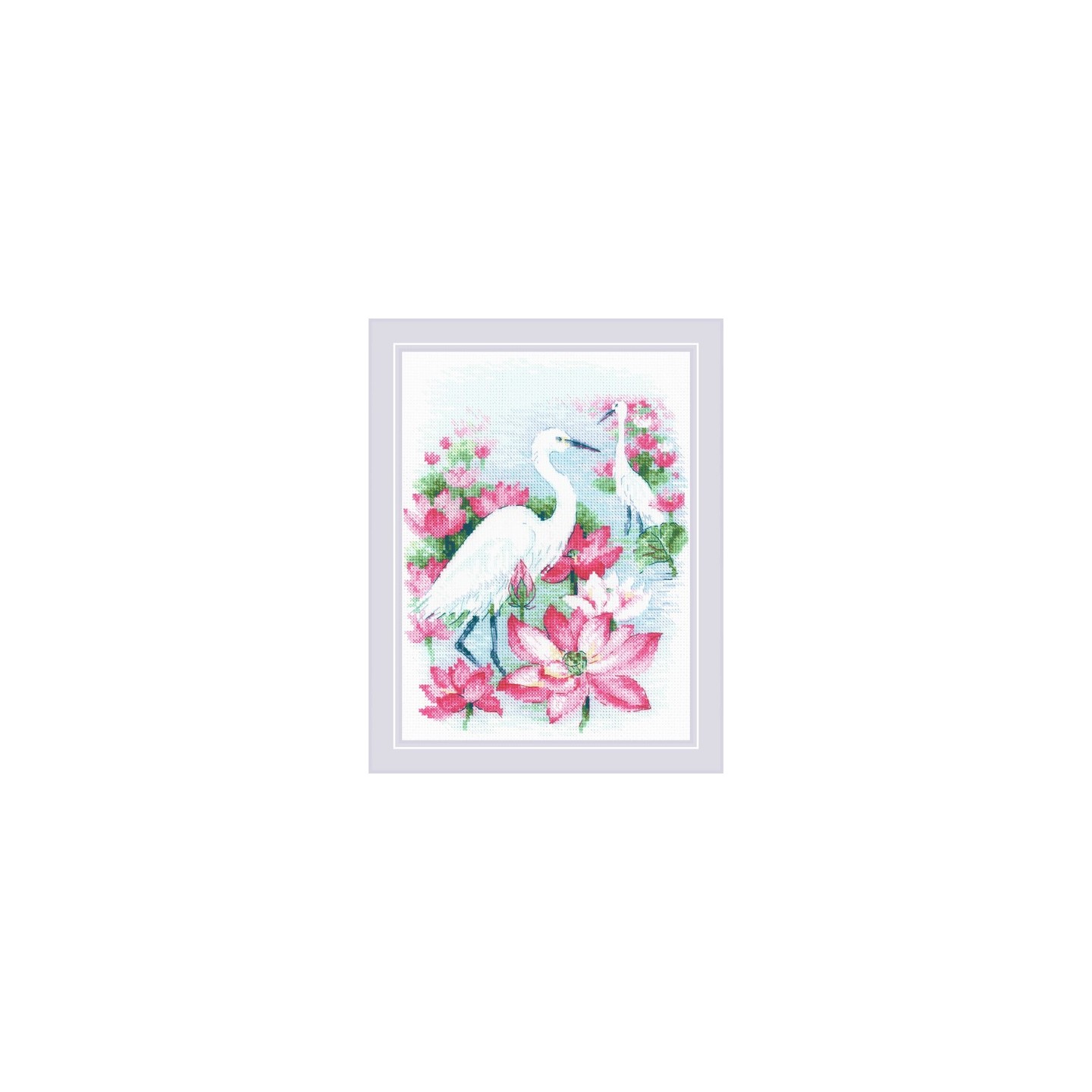 Riolis Kit de broderie Champ de Lotus. 