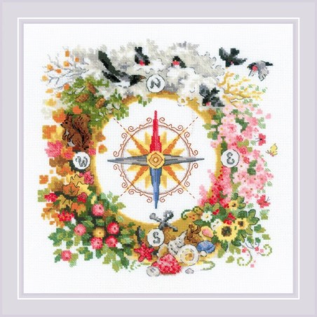 Kit de broderie Boussole