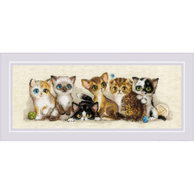 Kit de broderie Chatons Kit de broderie Chatons