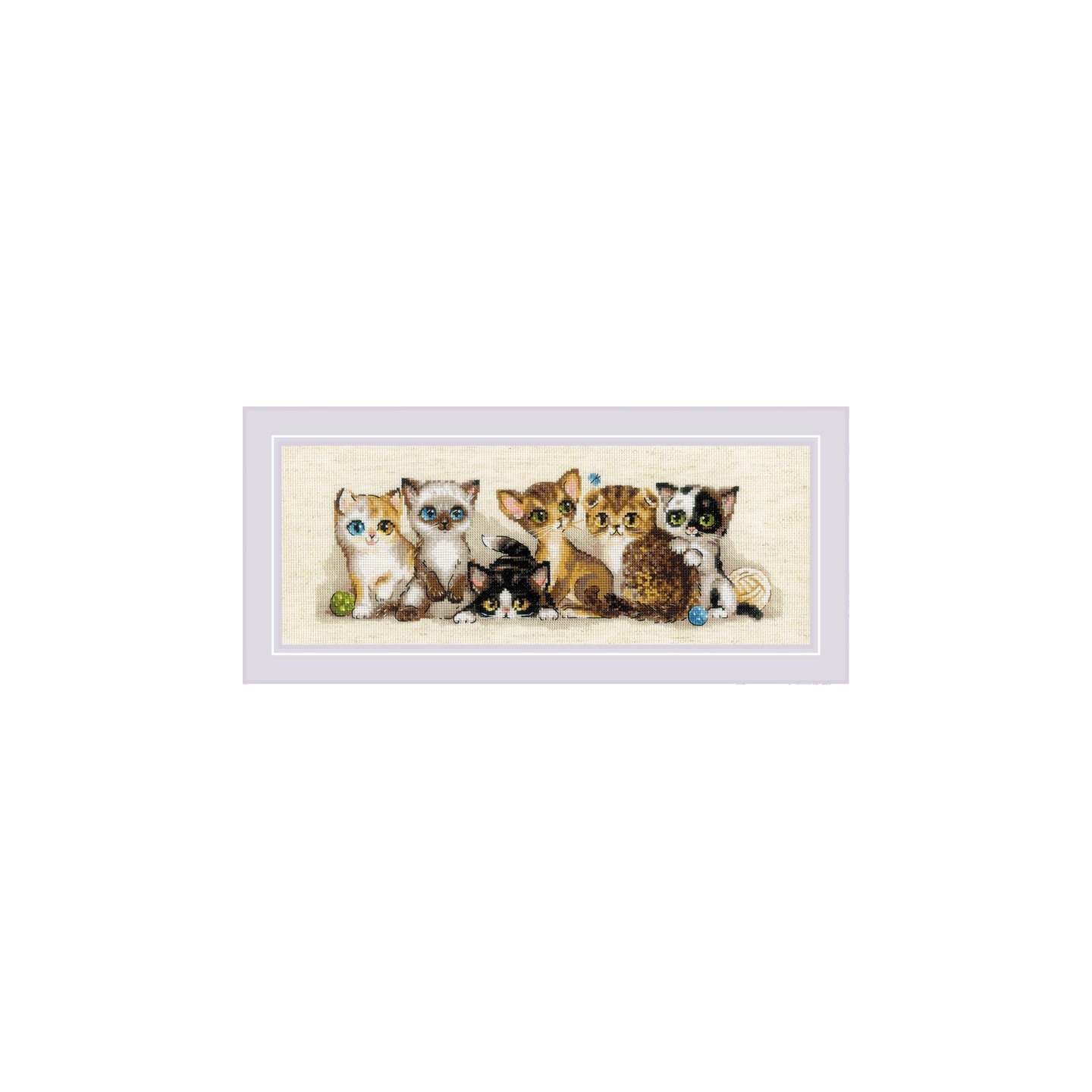 Riolis Embroidery kit Kittens