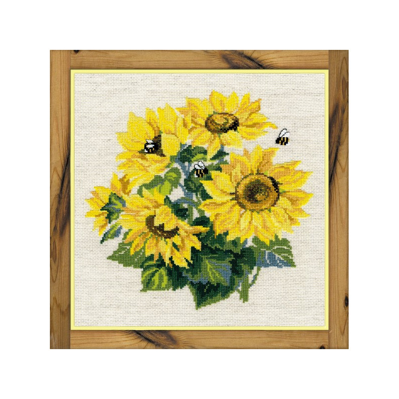 Stickset Sonnenblumen