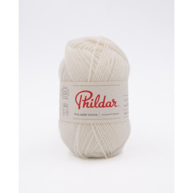 Strickwolle Phildar Phil Baby + Socks Ecru