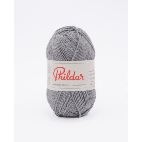 Phil Baby + Socks Gris Chine Clair