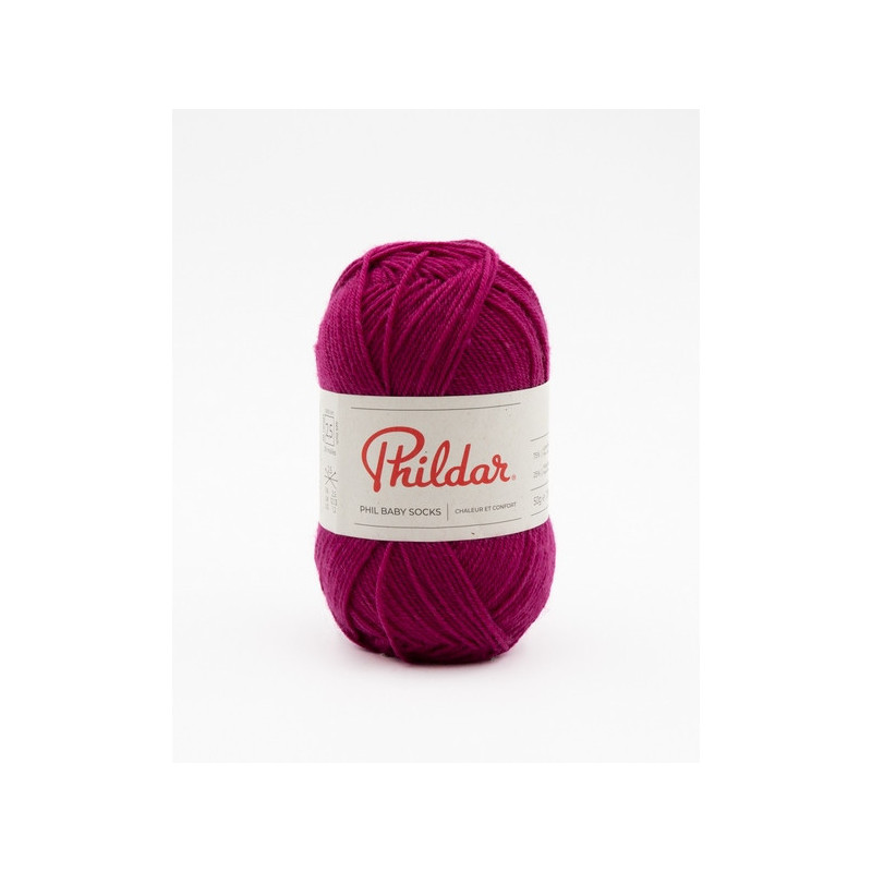 Phil Baby + Socks Magenta