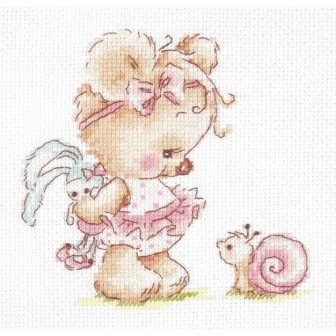 Kit de broderie Je suis ami avec toi !