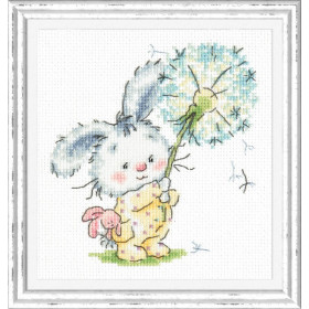 Stickset Hase und Löwenzahn