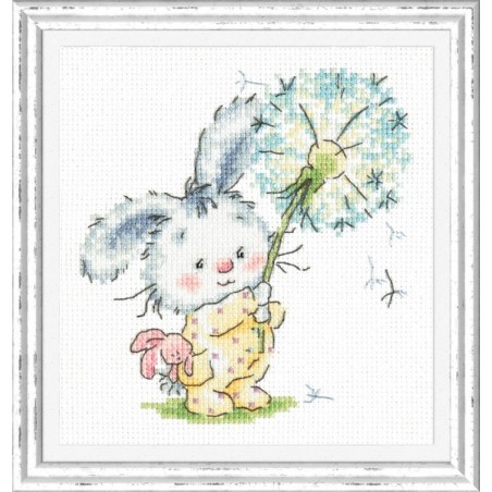 Stickset Hase und Löwenzahn