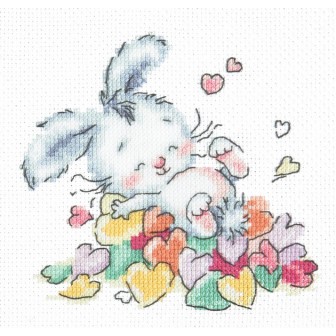 Stickset In Liebe gebadet