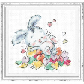 Kit de broderie Baigné d'amour