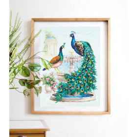 Kit de broderie Paons