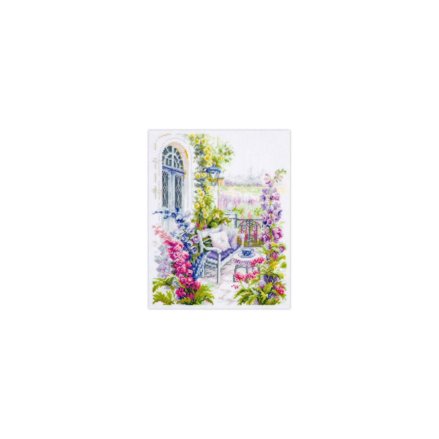 Kit de broderie Terrasse confortable