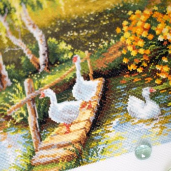 Stickset Dorfteich