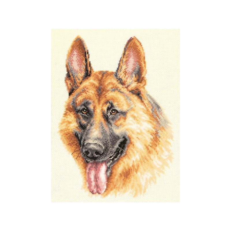 Embroidery kit German Shepherd Embroidery kit German Shepherd