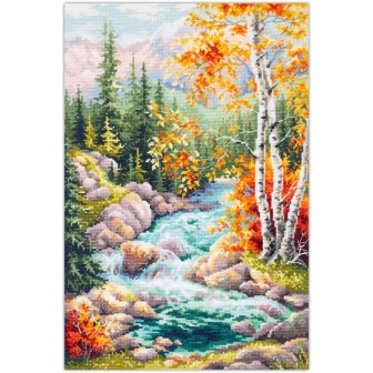 Embroidery kit Mountain Creek