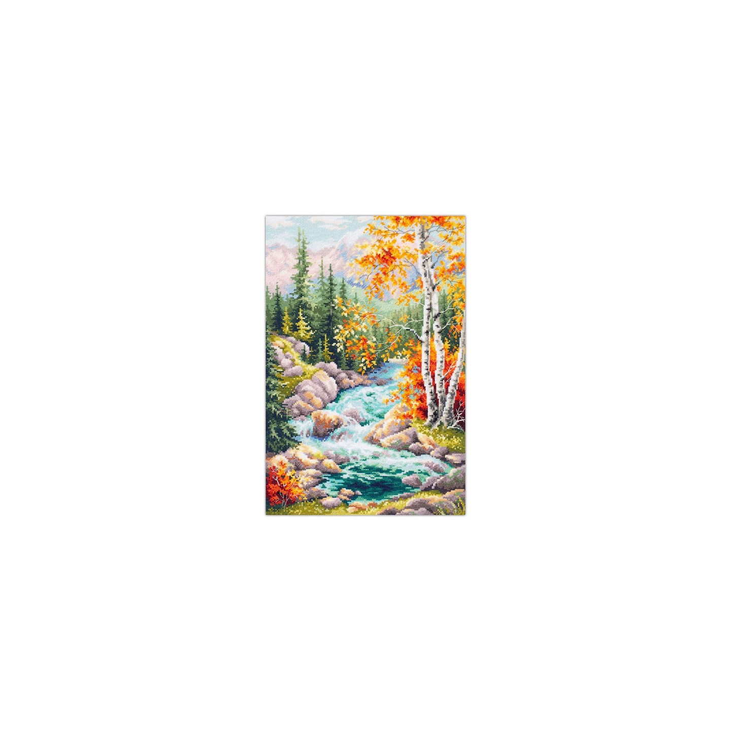 Kit de broderie Ruisseau de montagne