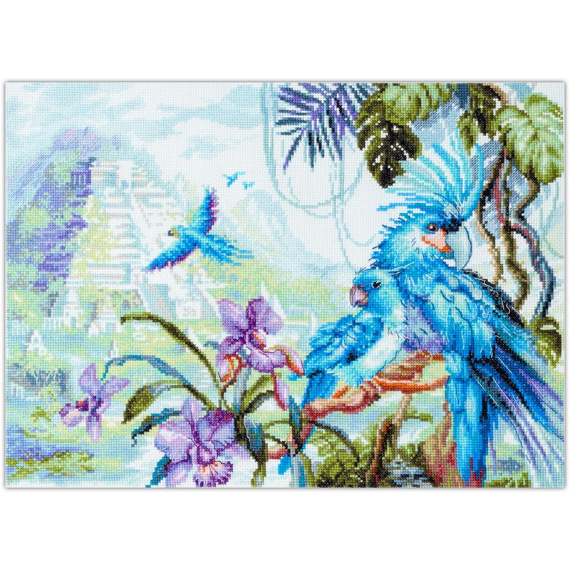Kit de broderie Monde perdu