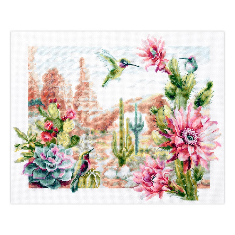 Borduurpakket Bloemen uit het wilde westen Borduurpakket Bloemen uit het wilde westen