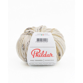 Phildar knitting yarn Phil Tiramisu Ecru