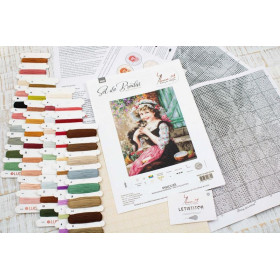 Embroidery kit The little kitty