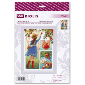 Embroidery kit Apple day