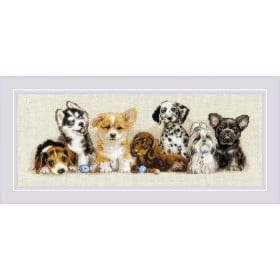 Borduurpakket Puppy's Borduurpakket Puppy's