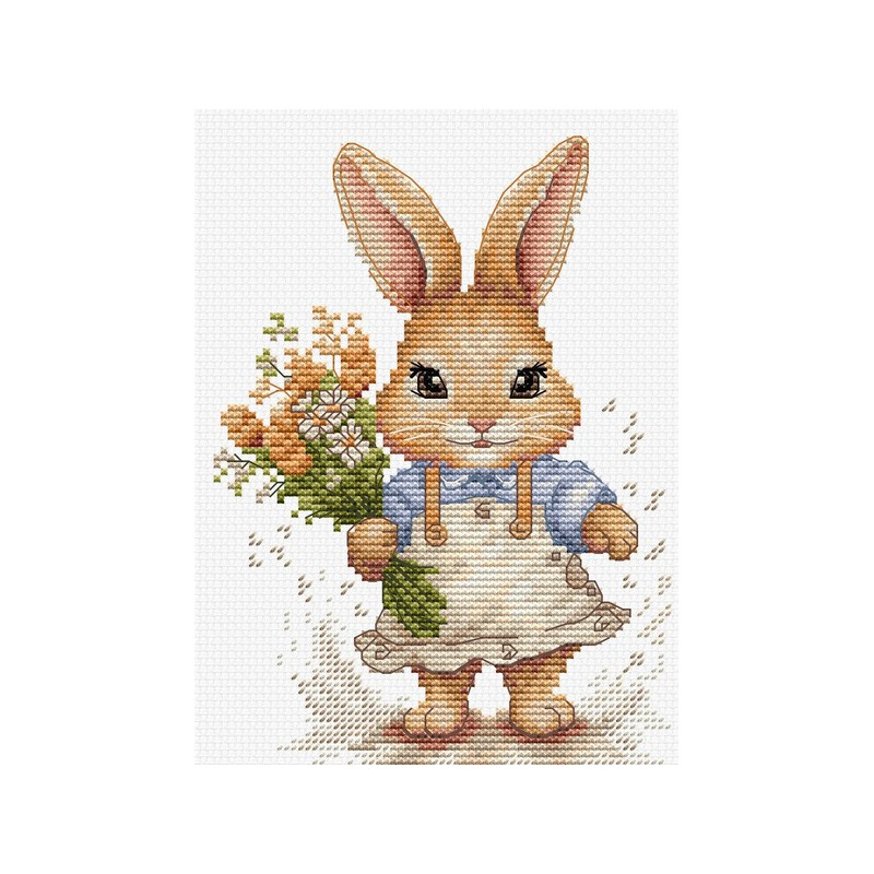 Embroidery kit The Happy Bunny Embroidery kit The Happy Bunny