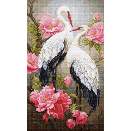Kit de broderie Les invités du printemps