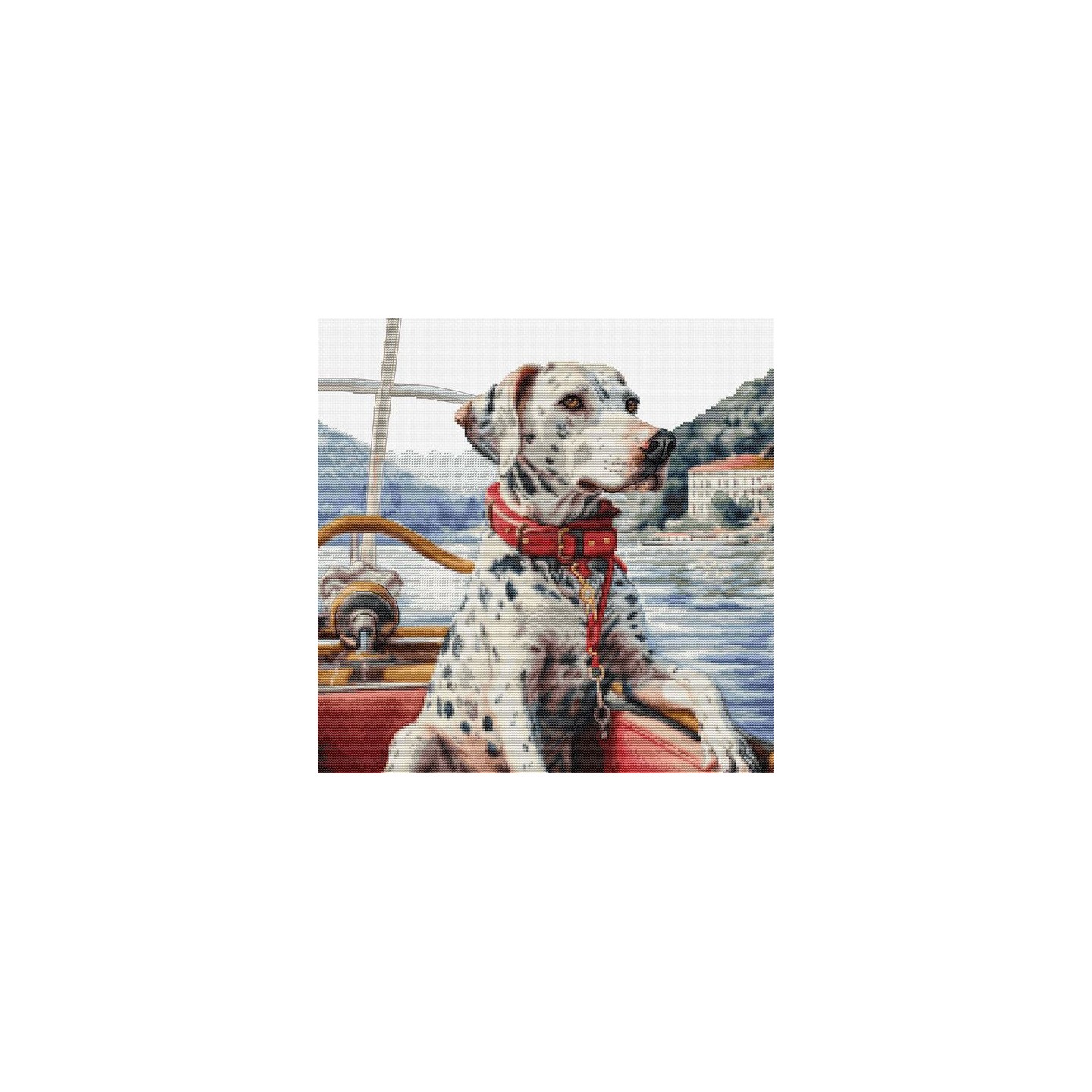 Luca-S Stickset Der Dalmatiner am Comer See