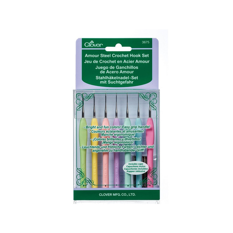 Haaknaaldenset Amour 0,6 mm - 1,75 mm Haaknaaldenset Amour 0,6 mm - 1,75 mm