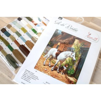 Luca-S Kit de broderie Près du chalet