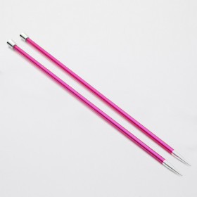 Knitpro Zing aiguilles droites 5 mm, longueur 40 cm