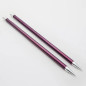 Knitpro Zing single pointed needles 40 cm - 6 mm
