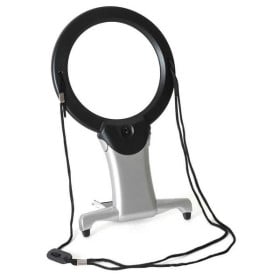 Lampe loupe mains libres LED