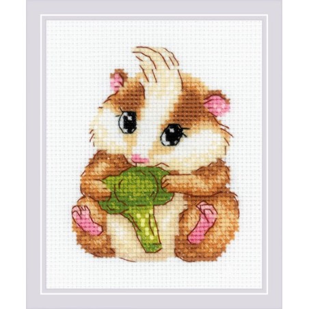 Borduurpakket Leuke hamster