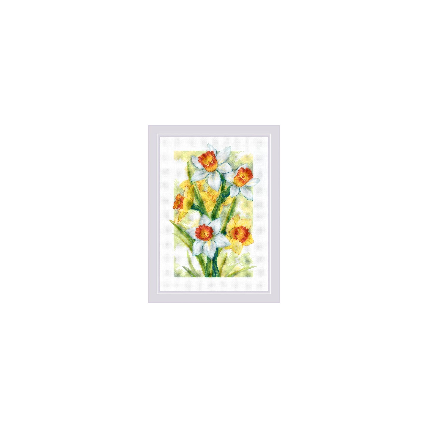 Riolis Kit de broderie Jonquilles éclat printanier