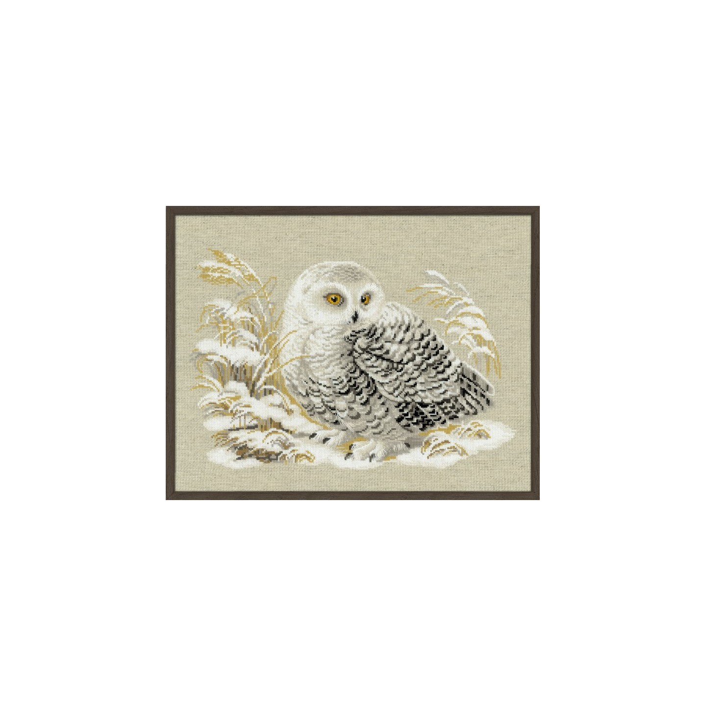Riolis Embroidery kit White Owl