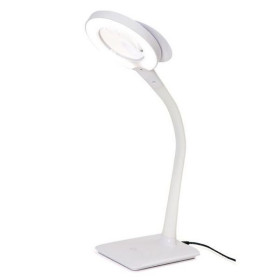Magnifying LED desk lamp