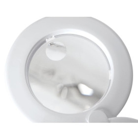 Magnifying LED desk lamp