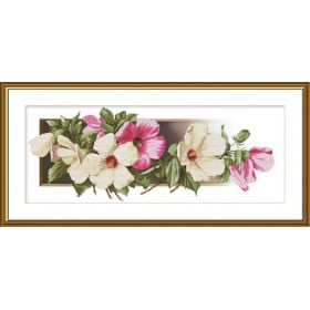 Stickset Hibiskus