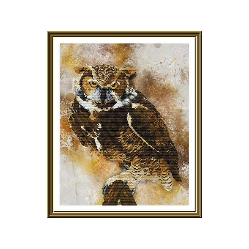 Kit de broderie Hibou