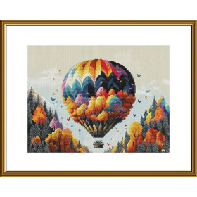Kit de broderie Voyage d'automne Kit de broderie Voyage d'automne