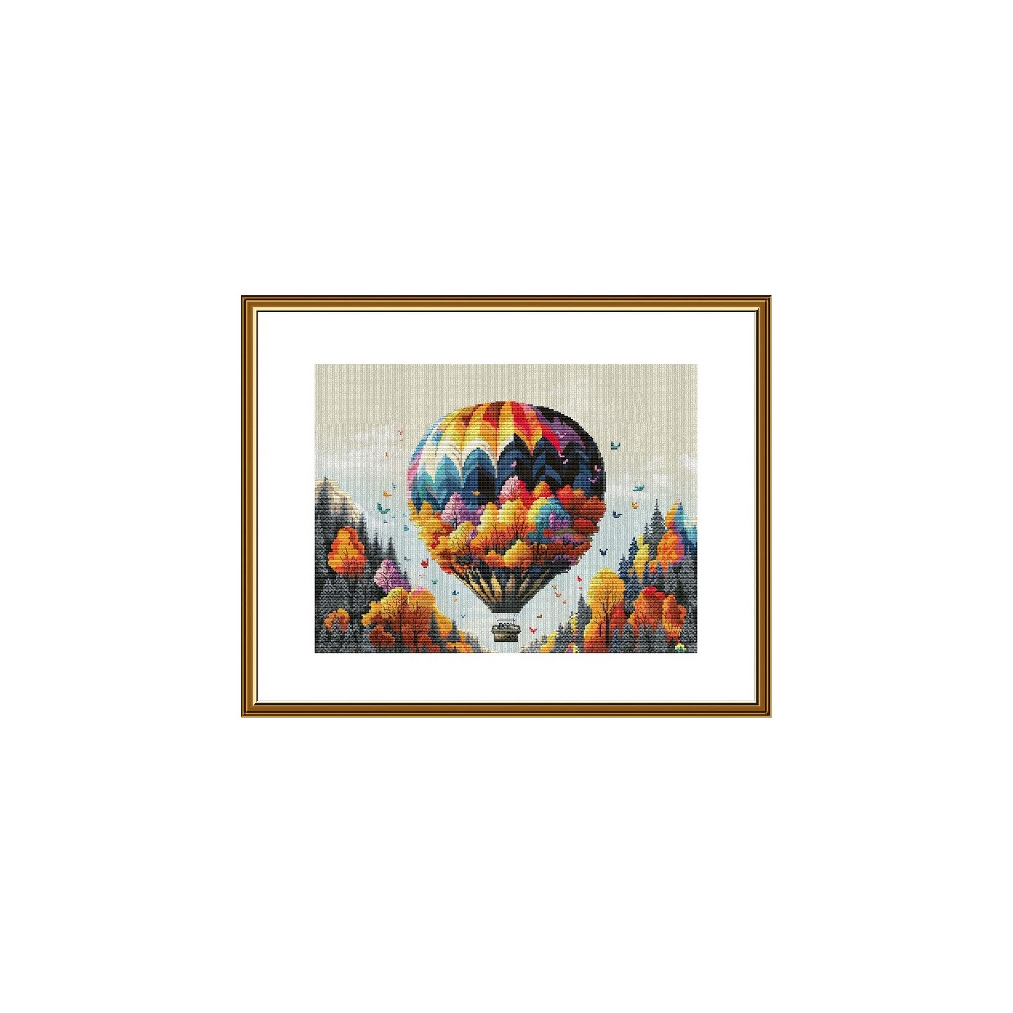 Kit de broderie Voyage d'automne