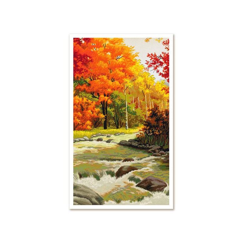 Kit de broderie Mélodie d'automne