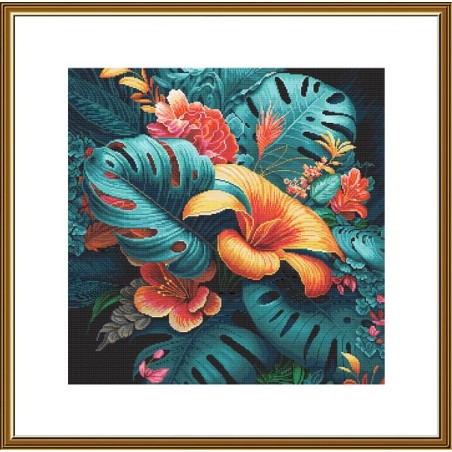Kit de broderie Exotique