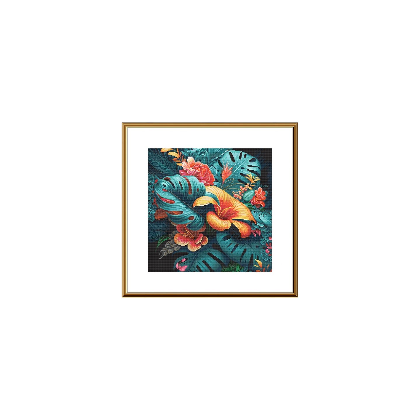 Stickset Exotisch