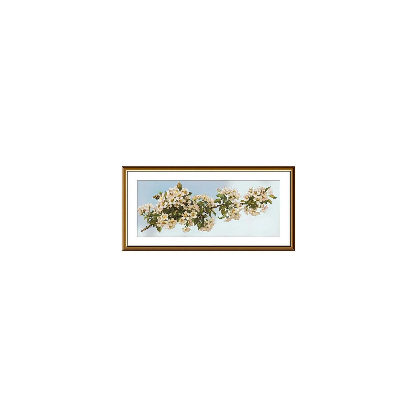 Kit de broderie Le printemps au jardin