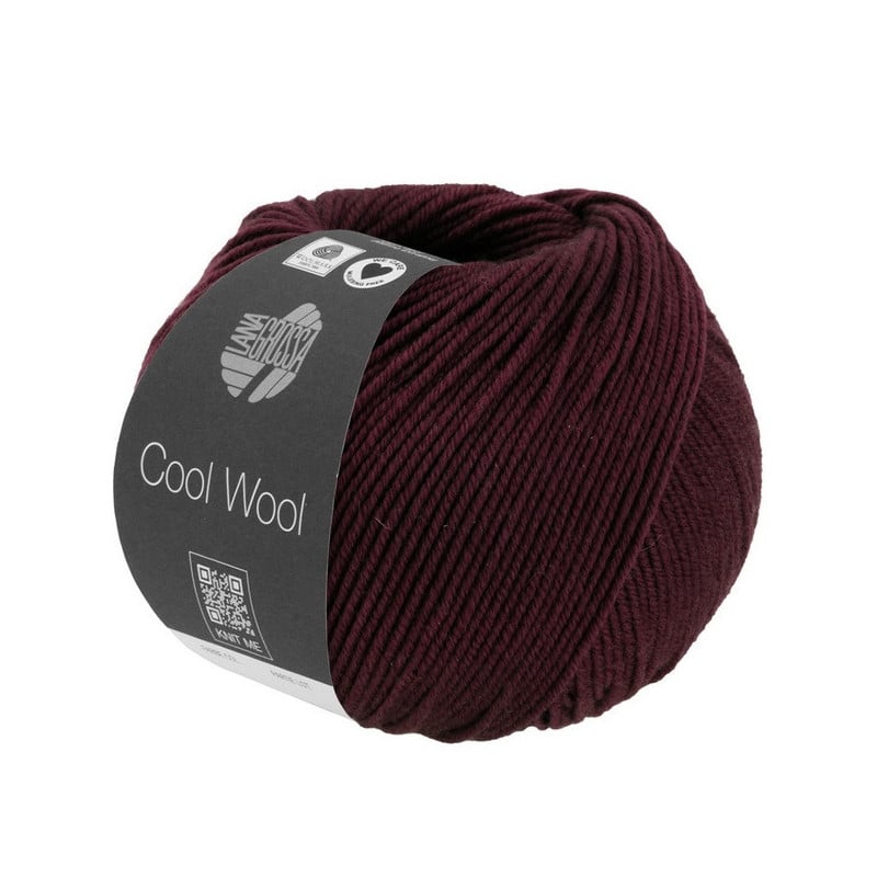 Cool Wool Mélange Bordeaux gemeleerd 1404 Cool Wool Mélange Bordeaux gemeleerd 1404