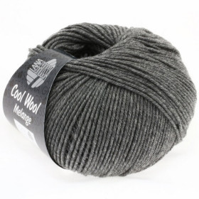 Cool Wool Mélange Donkergrijs gemeleerd 0412