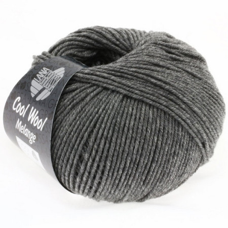 Cool Wool Mélange Dunkelgrau meliert 0412